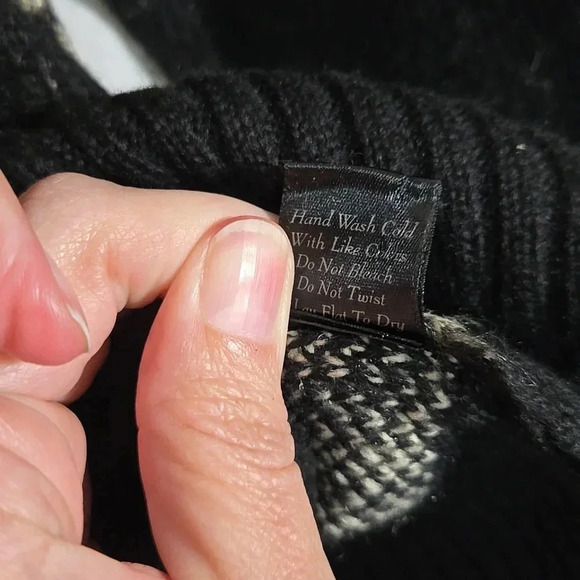 Mak B By Mac Black and Tan Cat Cardigan Size Small - Picture 4 of 6